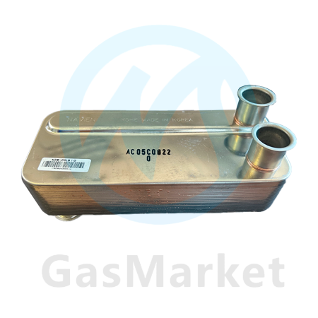 Теплообменник пластинчатый (вторичный) ГВС  для котлов Navien    30005008A