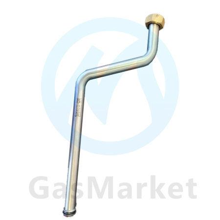 Трубка входная теплообменника для котлов Navien Ace/Deluxe (30003670C/30003670B) 30003670