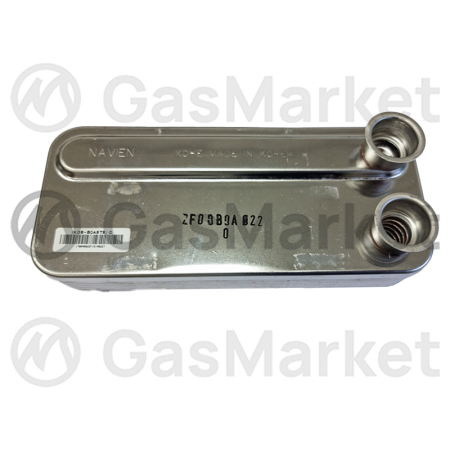 Теплообменник пластинчатый (вторичный)  12 пластин для котлов Navien Ace/Atmo 13-24 кВт  30004997A