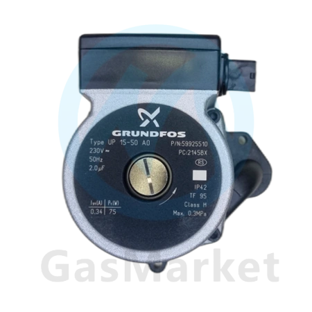 Циркуляционный насос Grundfos UP 15-50 против ч.с. с коннект. для котлов BAXI   (722275900) 5661200