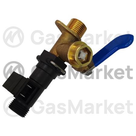 Кран подпитки  с датчиком протока для котлов Ferroli    36902140