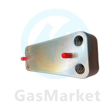 Теплообменник пластинчатый (вторичный) ГВС 12 пластин для котлов BAXI LUNA/DUO-TEC   5686670