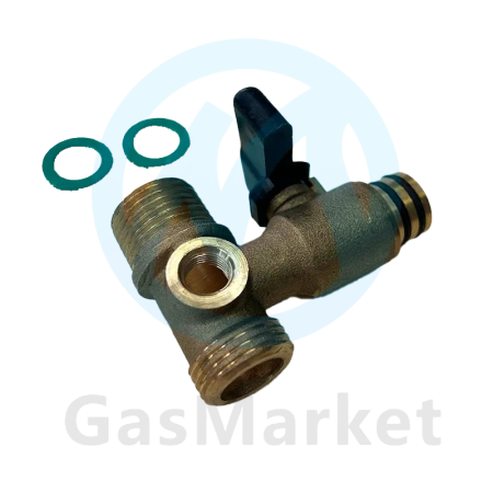 Кран подпитки  для котлов Ferroli Domicompact/Domina/Domitop  (39817740/39400550) 0189124