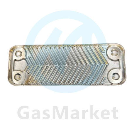 Теплообменник пластинчатый (вторичный)  12 пластин для котлов BAXI   (5686680) 5686690