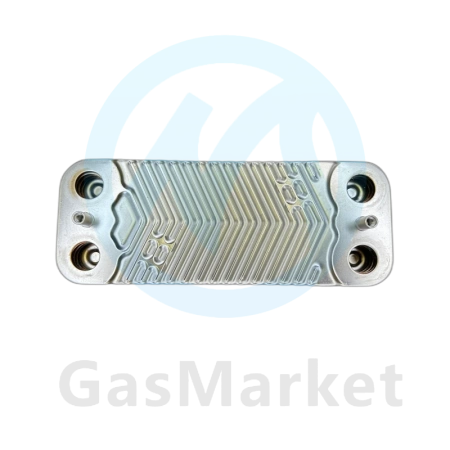 Теплообменник пластинчатый (вторичный) ГВС 8 пластин для котлов Kiturami WA.3 13   S289900080