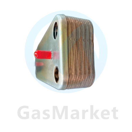 Теплообменник пластинчатый (вторичный) ГВС 12 пластин для котлов BAXI LUNA/DUO-TEC   5686670