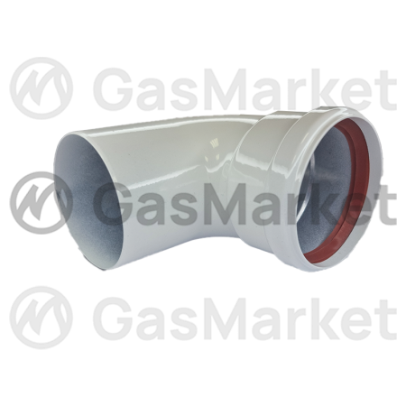 Угол универсальный (колено) DR Thermo 90° Ø80mm Y-012