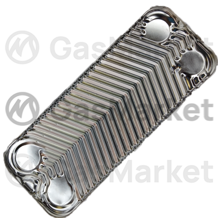 Теплообменник пластинчатый (вторичный) ГВС 10 пластин для котлов BAXI Eco Classic   63041310091P