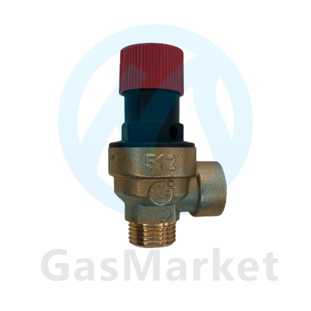 Предохранительный клапан 6 бар бойлера для котлов BAXI Slim  (JJJ003603920) 3603920