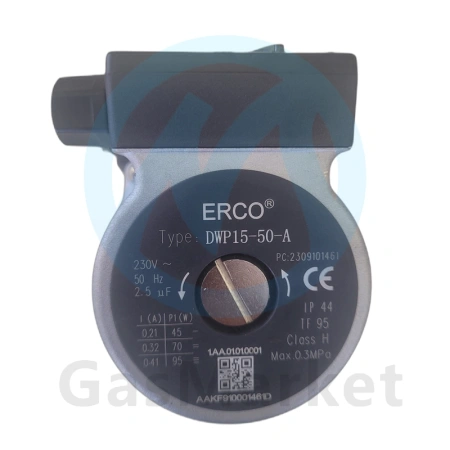 Циркуляционный насос ERCO DWP15-50-A 45/70/95W для котлов MOGUCHI    MG01100200