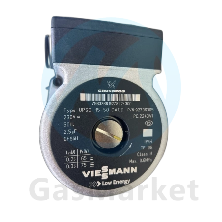 Циркуляционный насос Grundfos UPS0 15-50 CA0D для котлов Viessmann Vitopend  (7856848) 7876467
