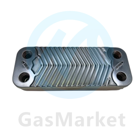 Теплообменник пластинчатый (вторичный)  12 пластин для котлов Viessmann Vitopend   (7828745) 7875502