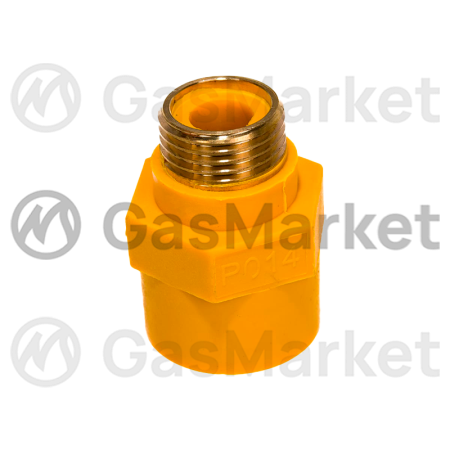 Муфта диэлектрическая латунь 1/2" гайка-штуцер AVG00030