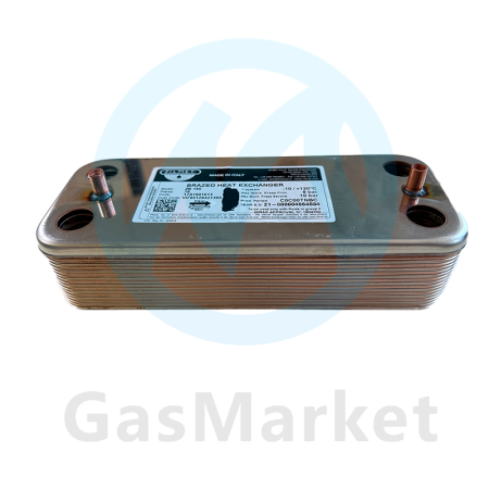 Теплообменник пластинчатый (вторичный)  16 пластин для котлов Viessmann Vitopend 100-W   7856973