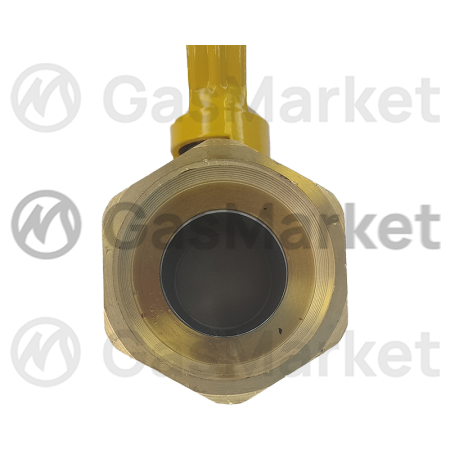 Кран шаровой VGS 11Б27П латунь 2" гайка-гайка ручка